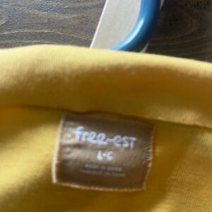 Free People Sunny Yellow Top